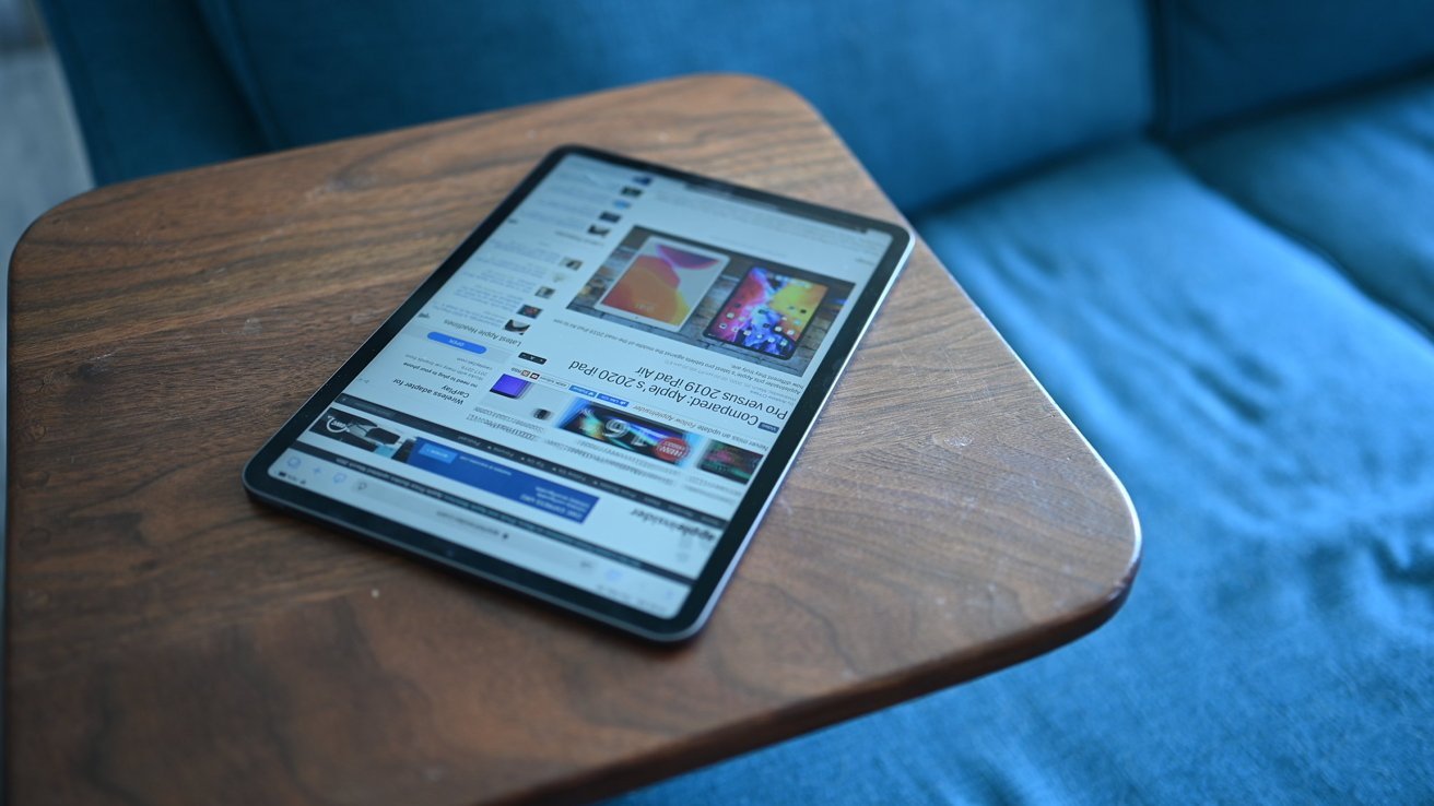 iPad on a table