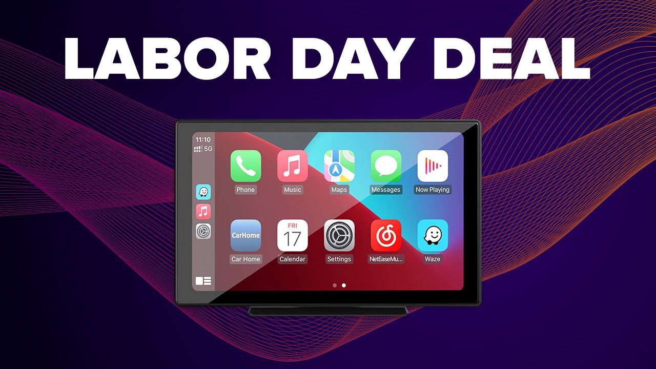 Today is the final day to get a 9-inch Apple CarPlay display for $104.99