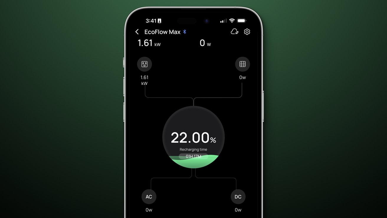 EcoFlow's simple app interface