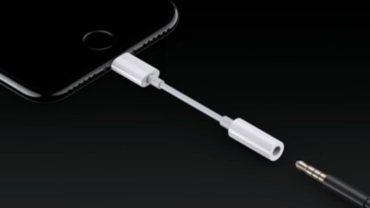 Nobody even remembers the Lighting to headphone adapter