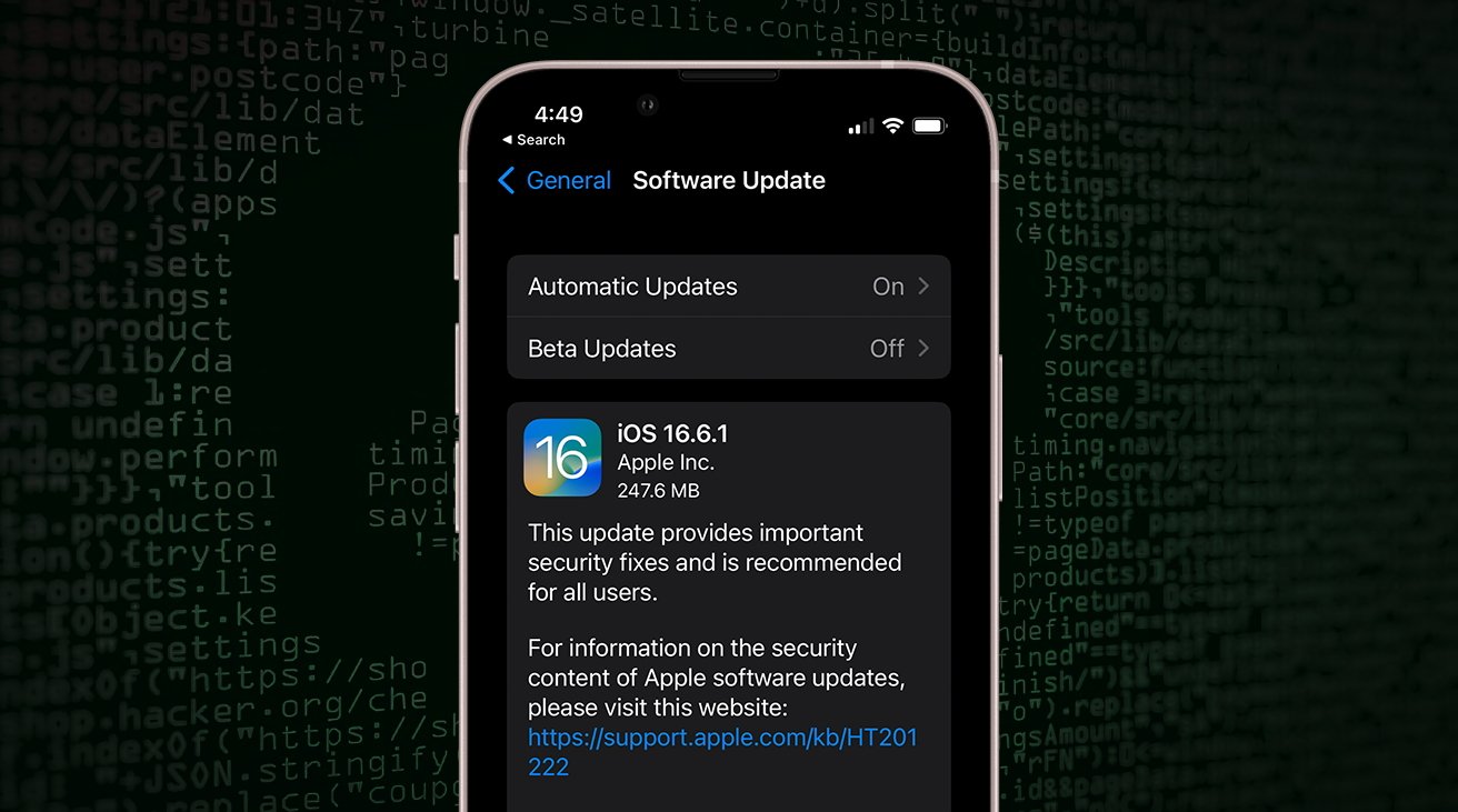 Zero-click iMessage Pegasus exploit patched in iOS 16.6.1 update