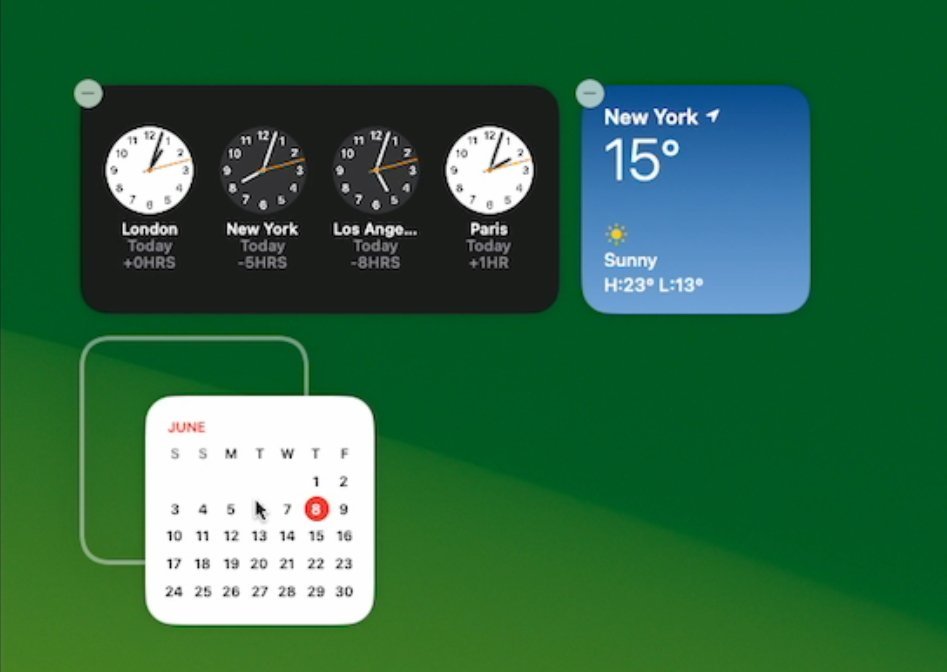 Apple tries so hard to get you to arrange your widgets neatly