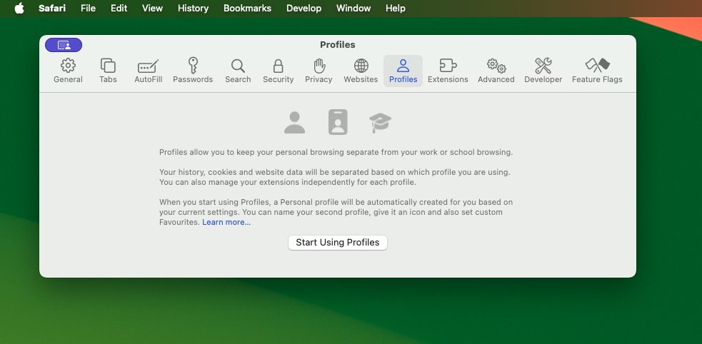 You can now easily set up whole Profiles to change what Safari does and when