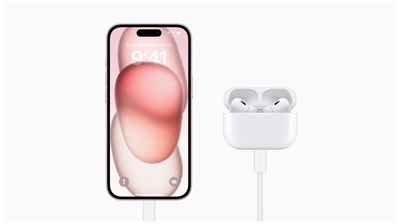 Second Gen AirPods Pro get new USB-C case that can be charged by iPhone 15 directly