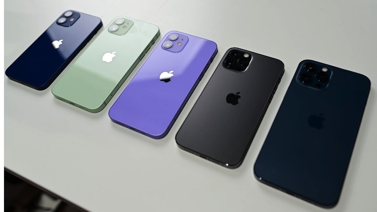 Assorted iPhone 12 models