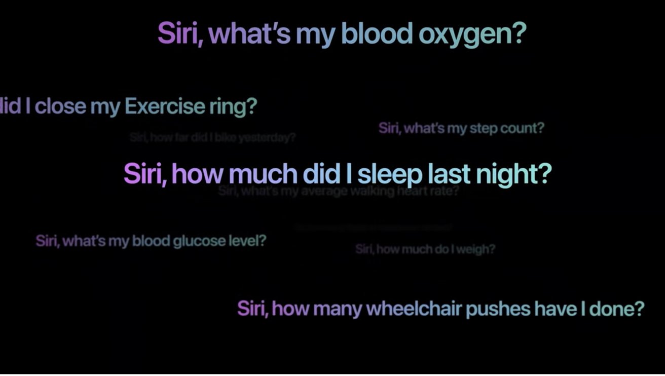 Siri Health data is processed on Apple Watch S9 instead of the cloud