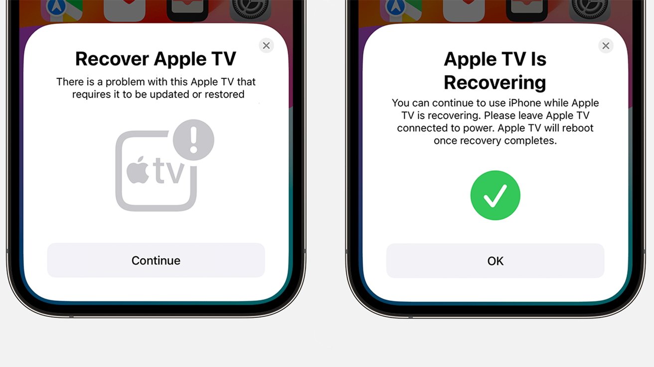 photo of An iPhone running iOS 17 can be used to recover a bricked Apple TV image