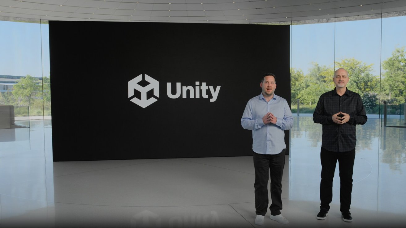 Unity R&D VP Ralph Hauwert and Apple Technology Development Group VP Mike Rockwell discuss Vision Pro at WWDC 2023