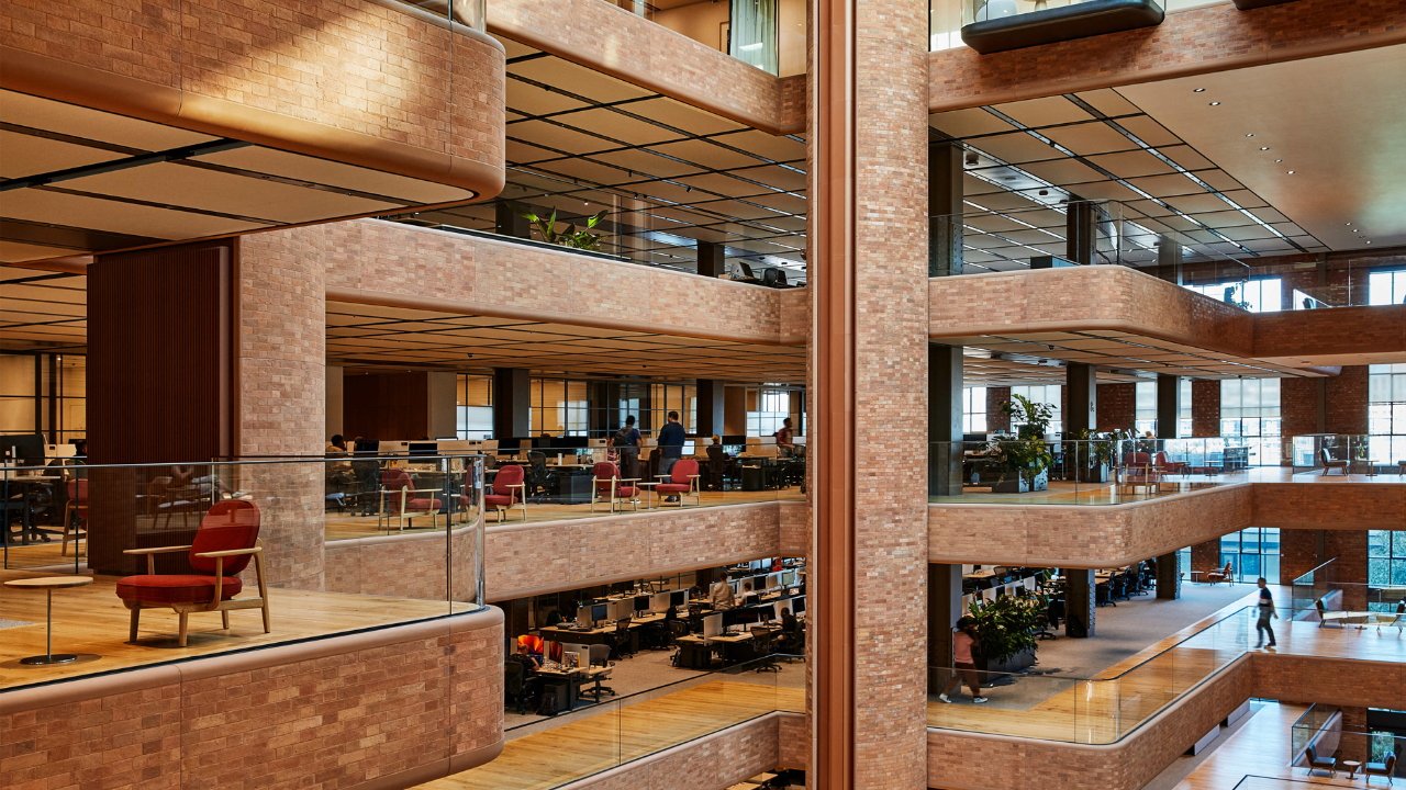 Inside Apple's new UK headquarters at the iconic Battersea Power Station (source: Apple)