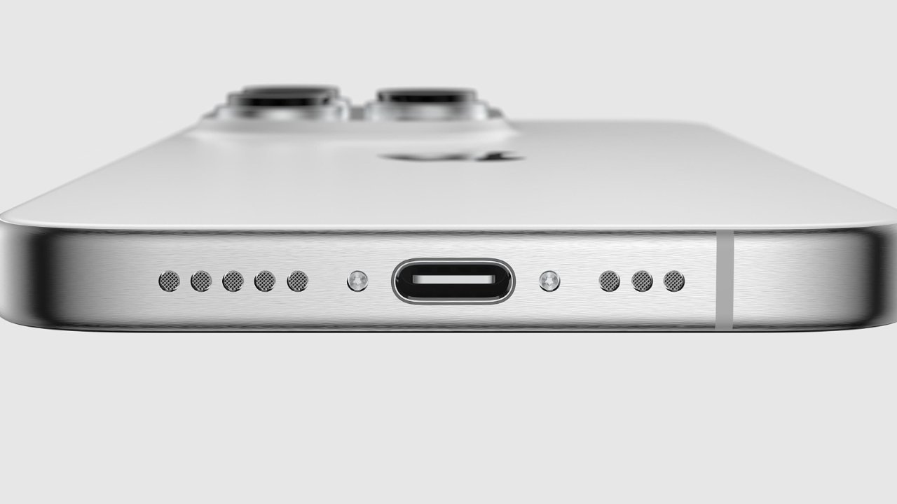 iPhone 15 Pro's USB-C port