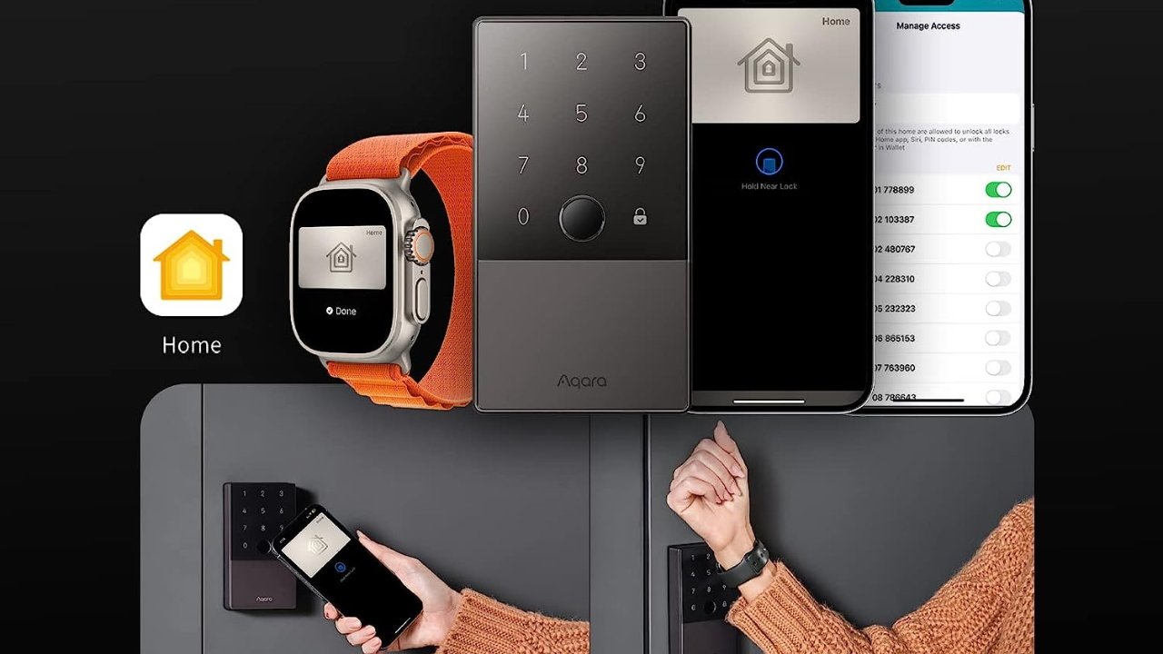 Unlock the U100 Smart Lock with your Apple Watch or iPhone.