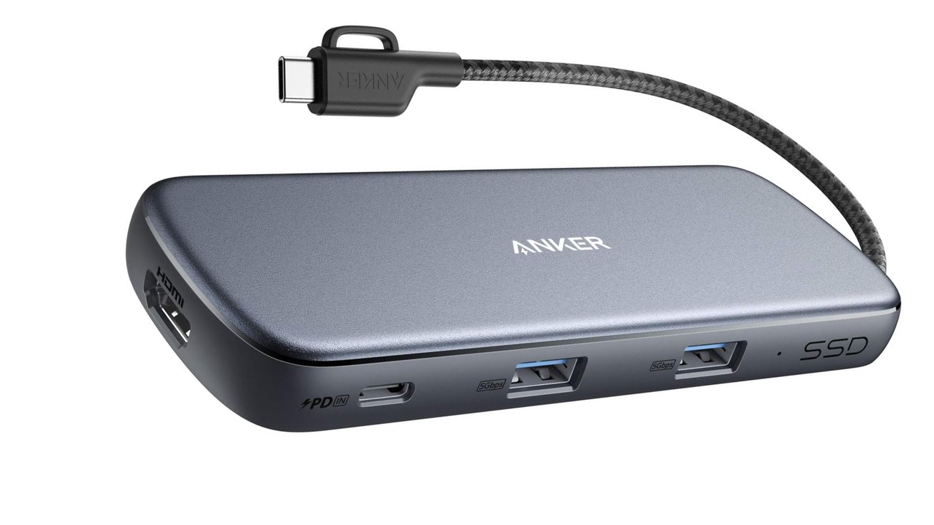 The Anker PowerExpand 4-in-1 SSD USB C Hub