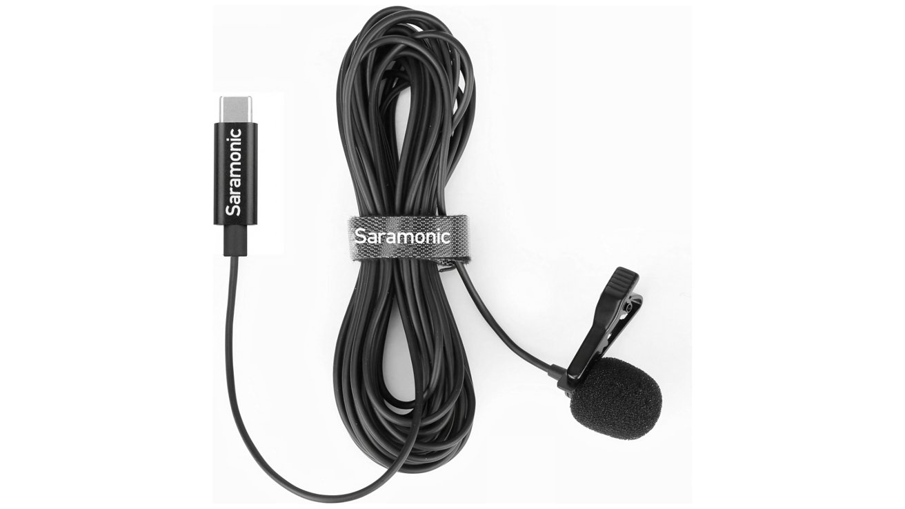 Saramonic lavalier microphone with USB-C