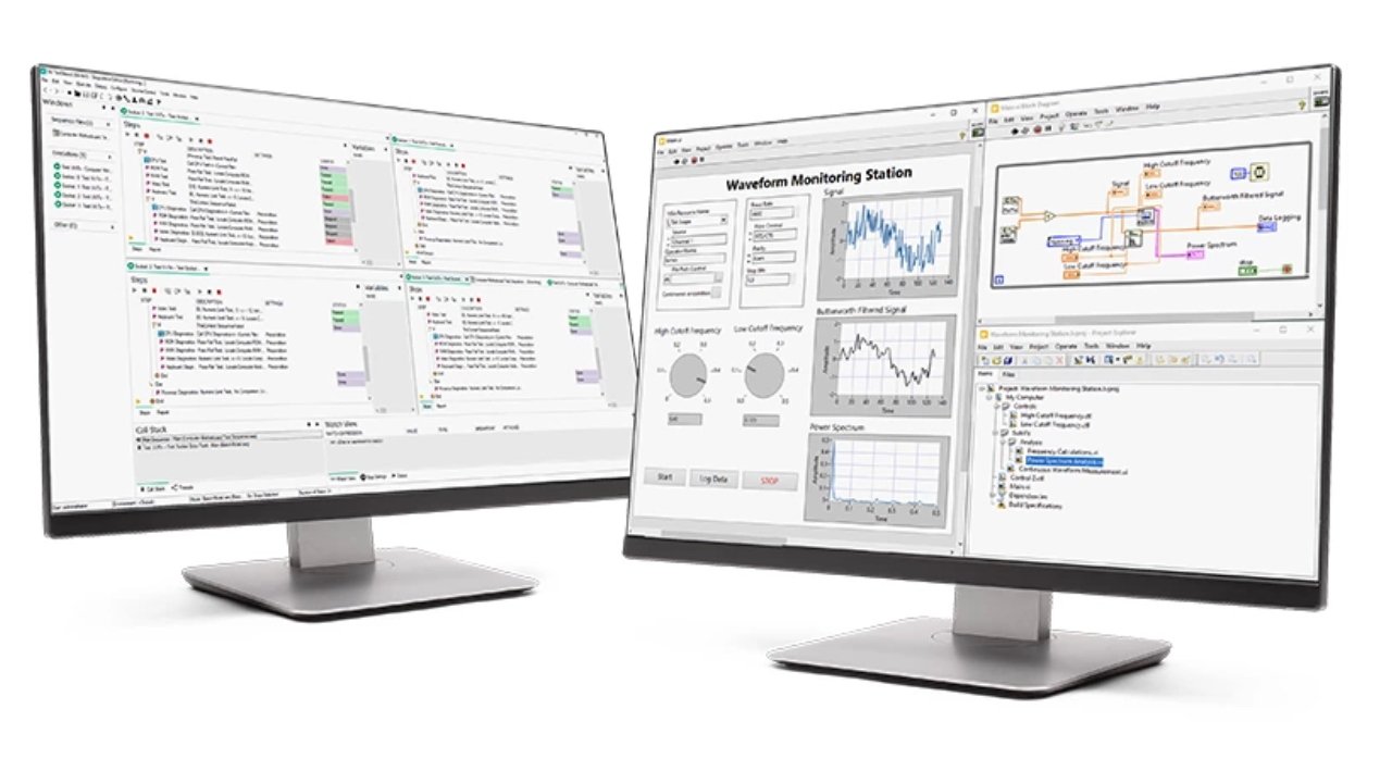 LabView on Mac (right) (Source: NI.com)