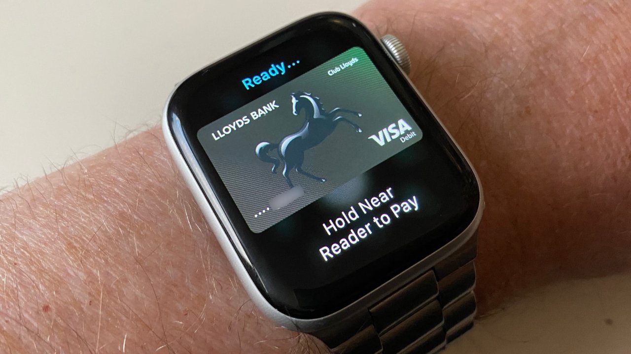 Apple Pay on an Apple Watch