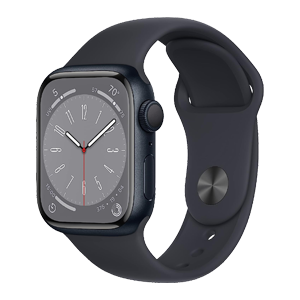 Apple Watch Series 8 Midnight Aluminum and Sport Band