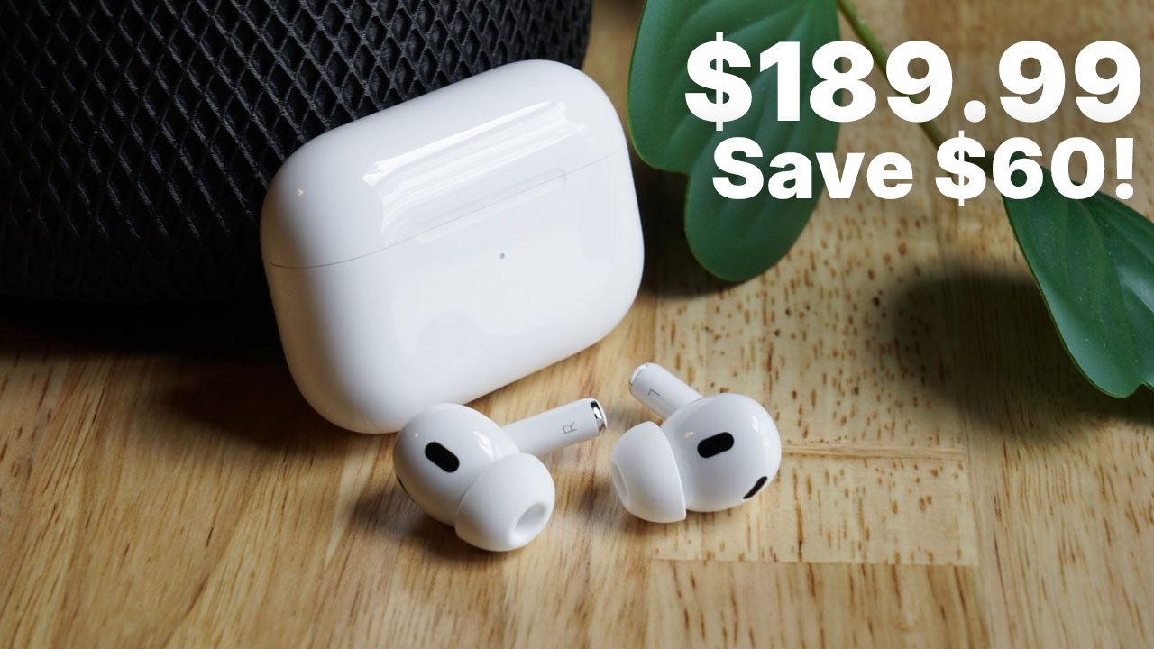 Apple AirPods Pro 2 USB-C、Amazonの初期ブラックフライデーセール中に過去最低の189.99ドルに戻る