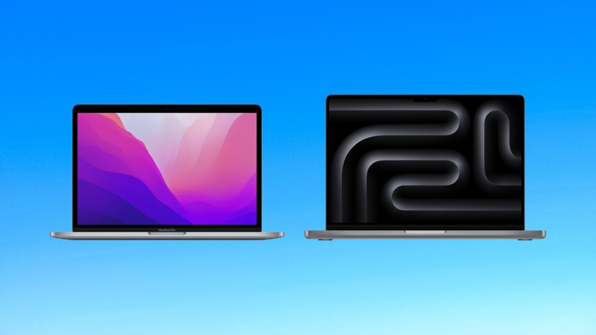 New M3 14-inch MacBook Pro vs MacBook Pro 13-inch 2022
