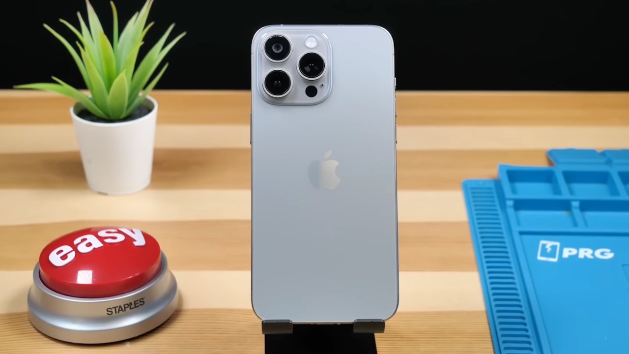 A remarkably convincing fake iPhone 15 Pro Max