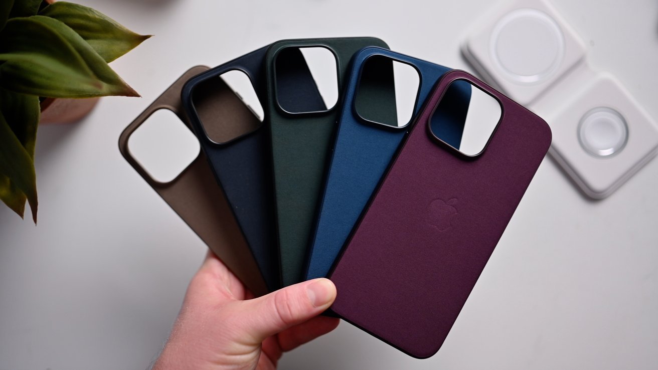 Apple's FineWoven leather-alternative cases
