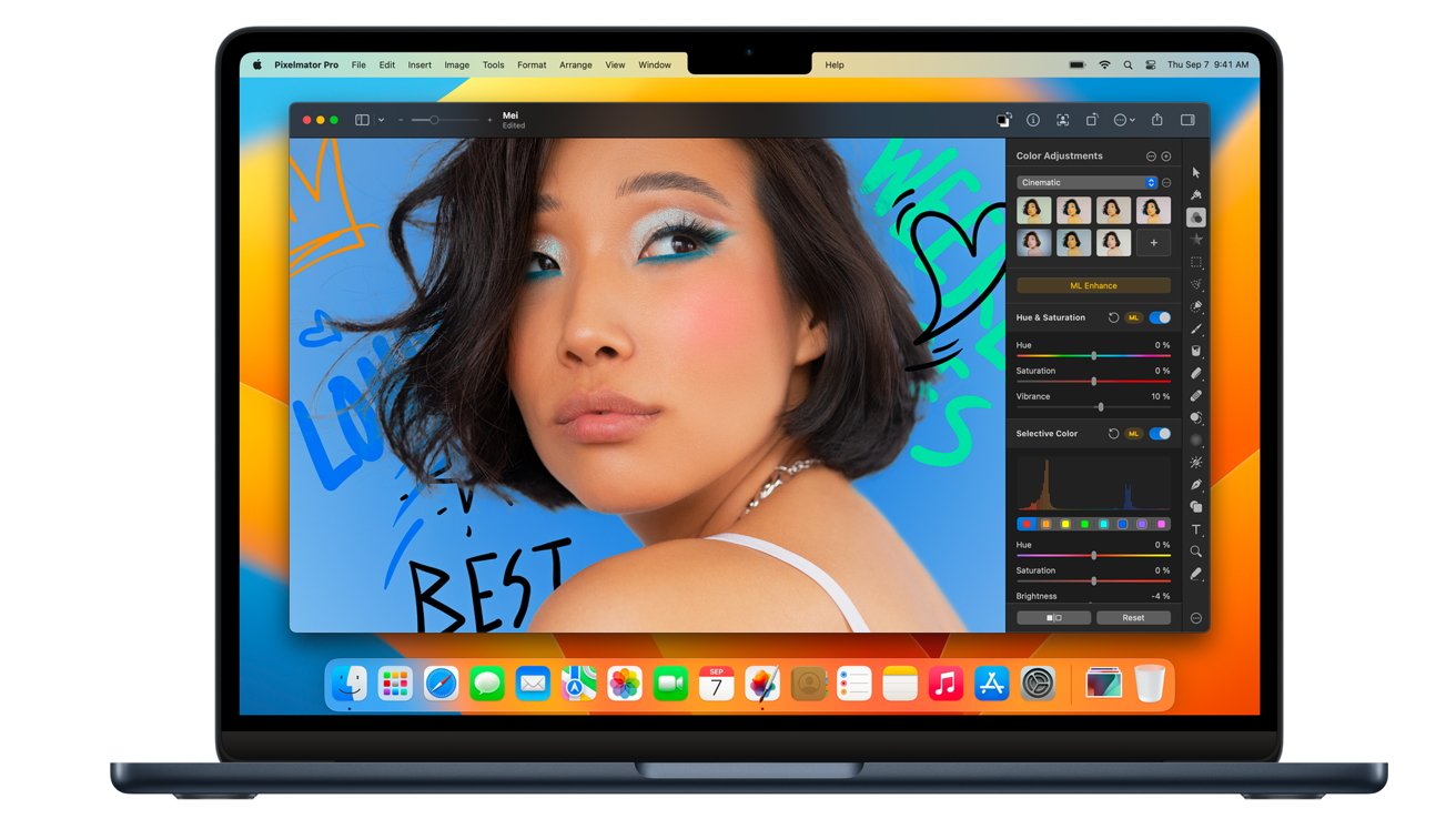 Pixelmator Pro 3.5 adds full HDR support | Image Credit: Pixelmator