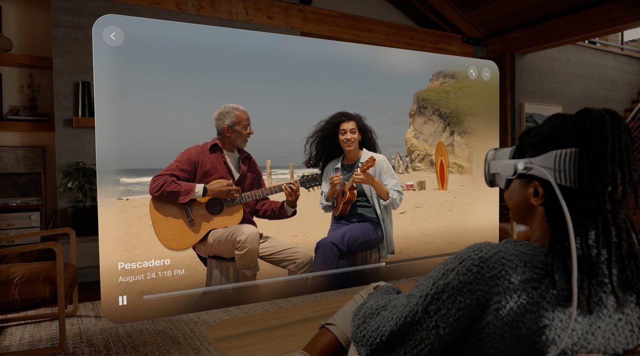 Spatial Video will be viewable on the Apple Vision Pro
