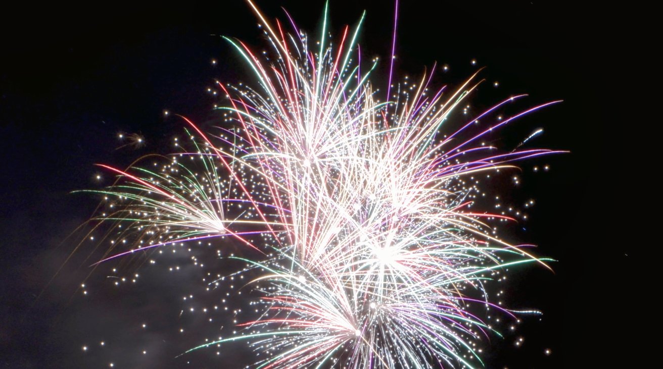 Fireworks at a celebration [Malcolm Owen]