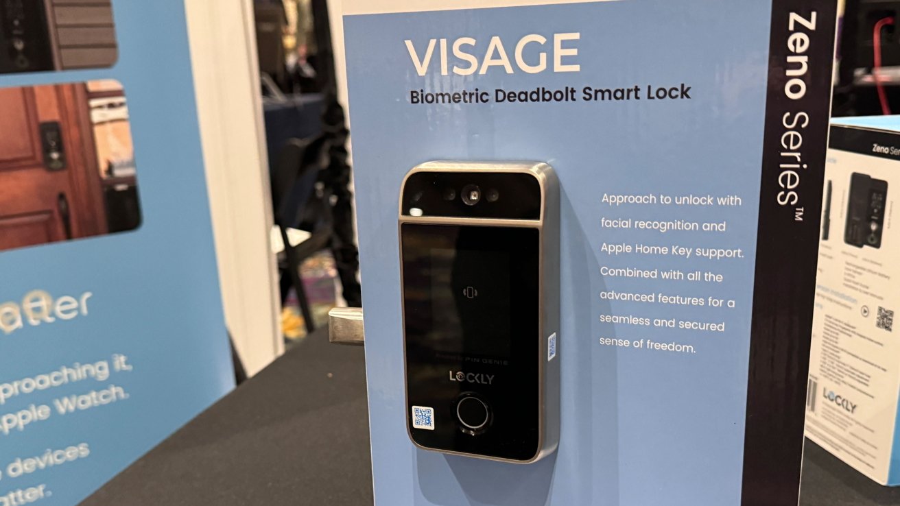 Lockly Visage with HomeKey and facial recognition