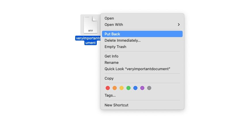 How to manage Trash on Mac