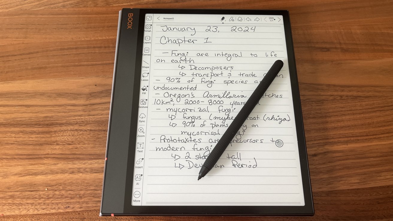 Boox Note Air3 review: Taking notes on the Note Air3 is a joy