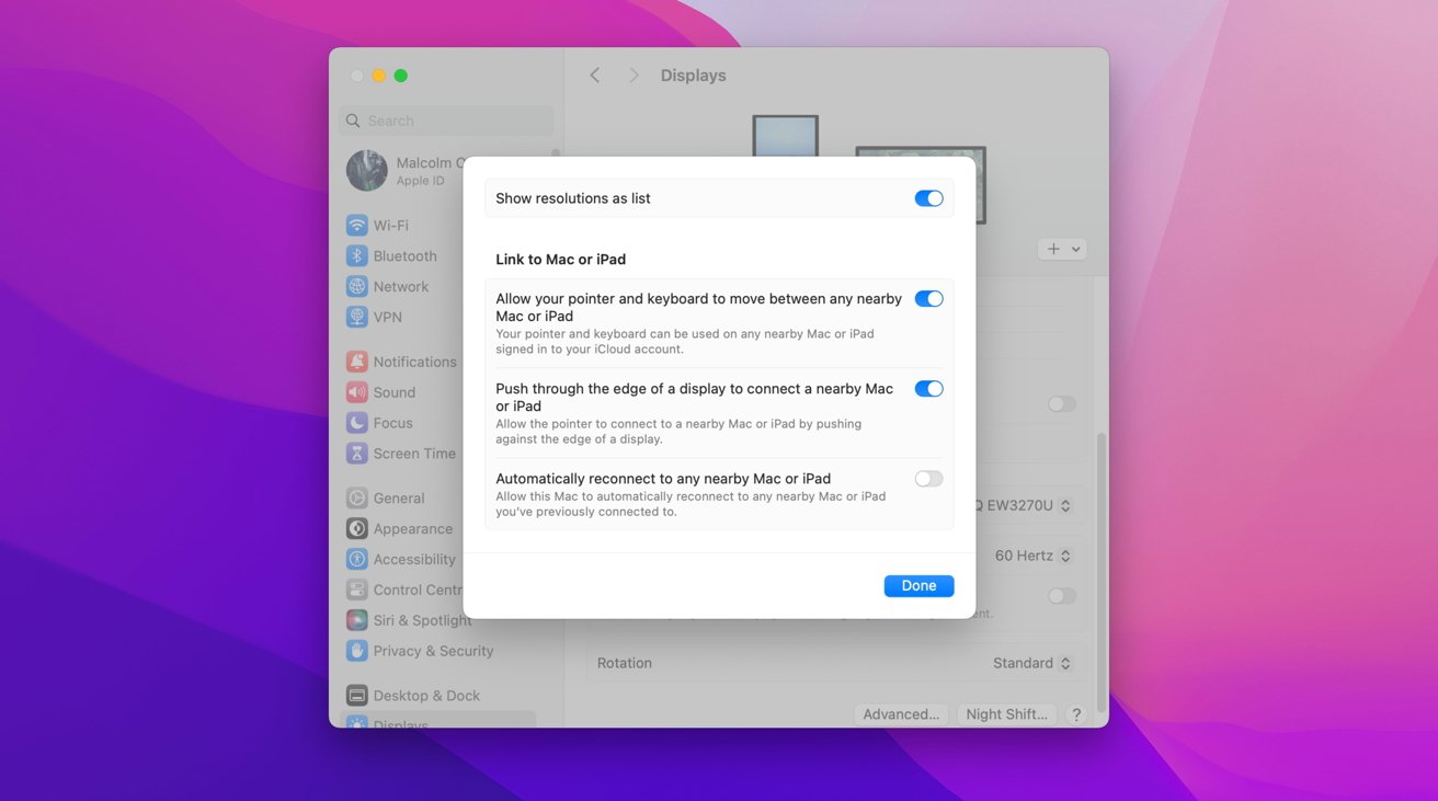 Change these options to use a Mac's keyboard and mouse with the Apple Vision Pro's apps