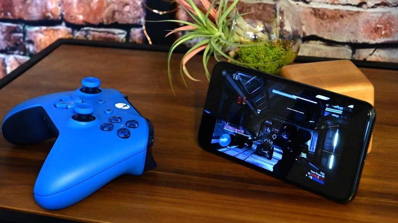 Modern game console controllers can connect to Apple Vision Pro.