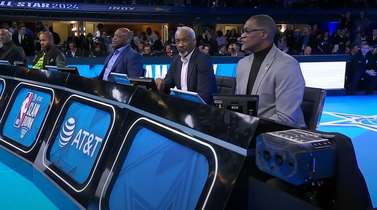 Apple's 3D video cameras spotted during NBA Slam Dunk Contest Apple