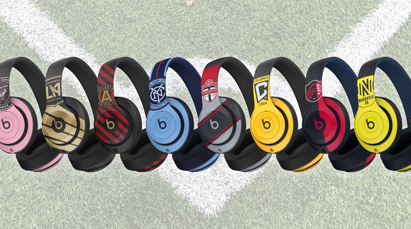 Custom MLS-branded Beats headphones