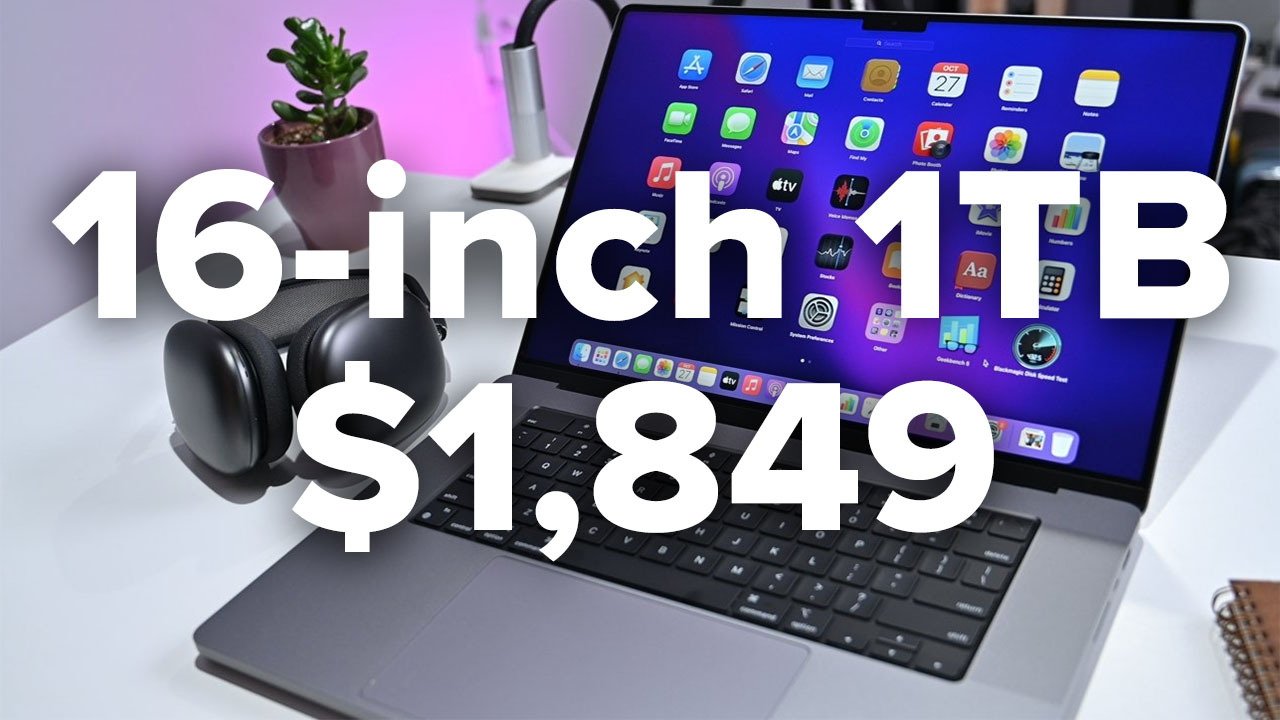 Blowout deal: 16-inch MacBook Pro with 1TB SSD gets $850 price drop, limited supply available