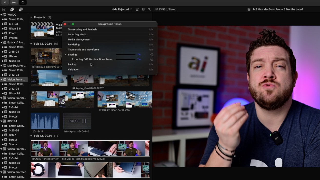 Exporting a video from Apple Final Cut Pro