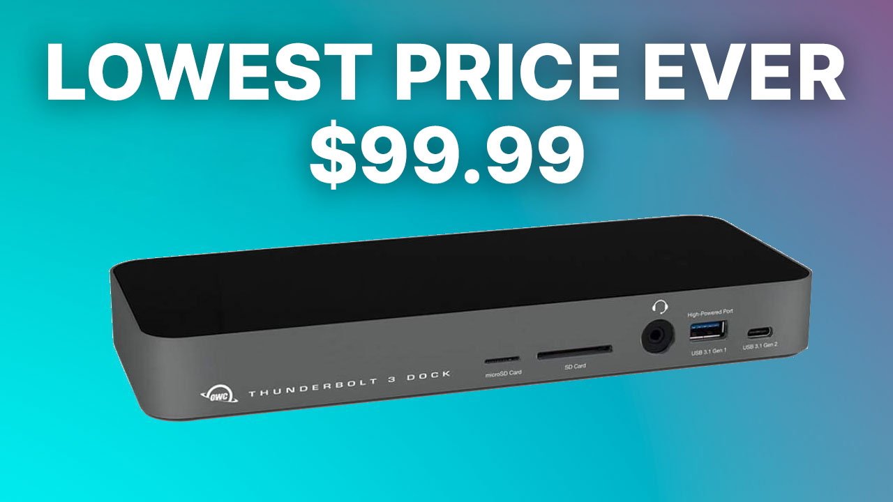 Lowest price ever: OWC 14-port Thunderbolt Dock drops to $99.99
