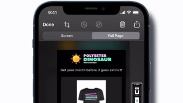 How to take a full-page screenshot on iPhone