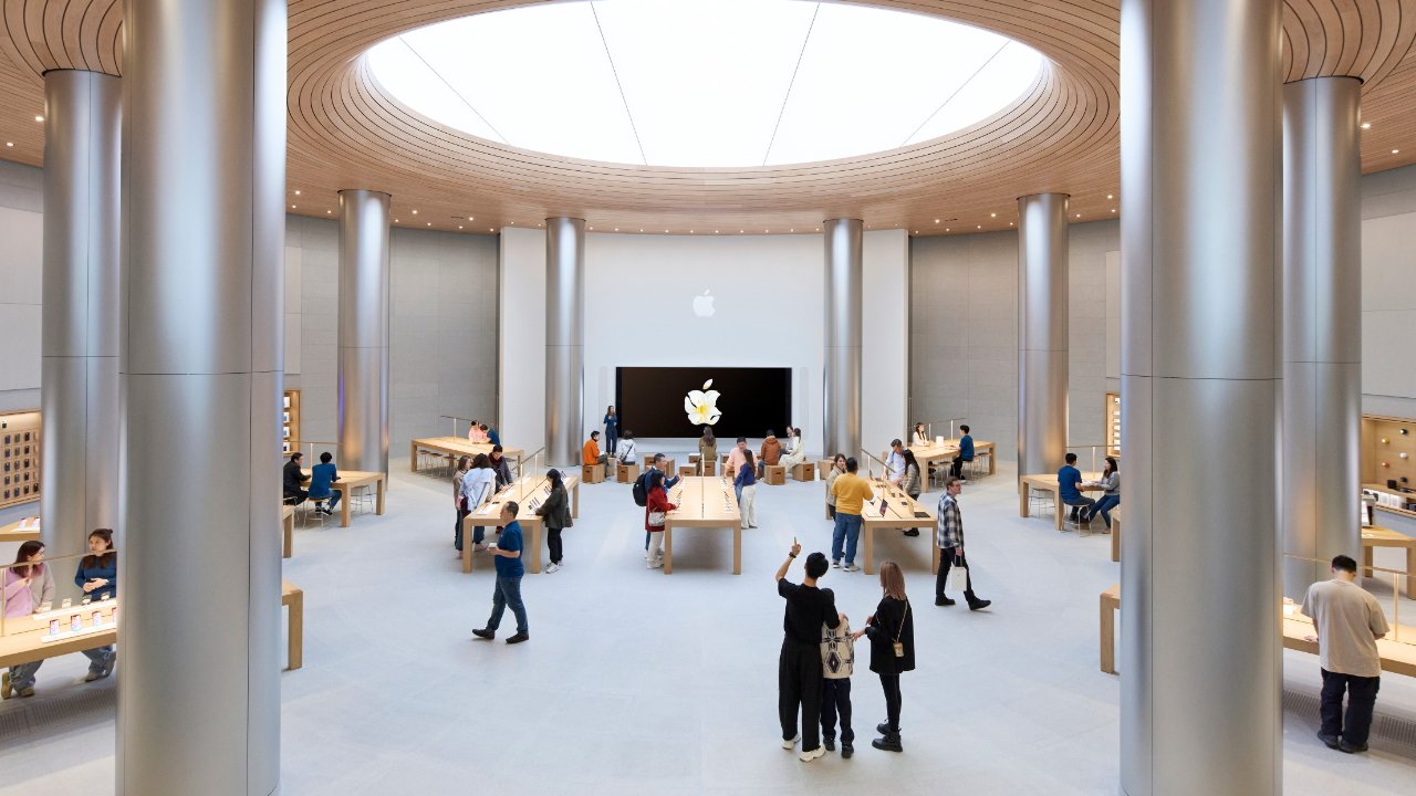 Apple Previews New Shanghai Store Ahead of Thursday's Opening