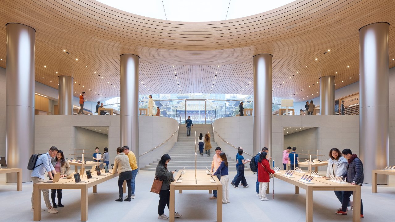 Apple Previews New Shanghai Store Ahead of Thursday's Opening
