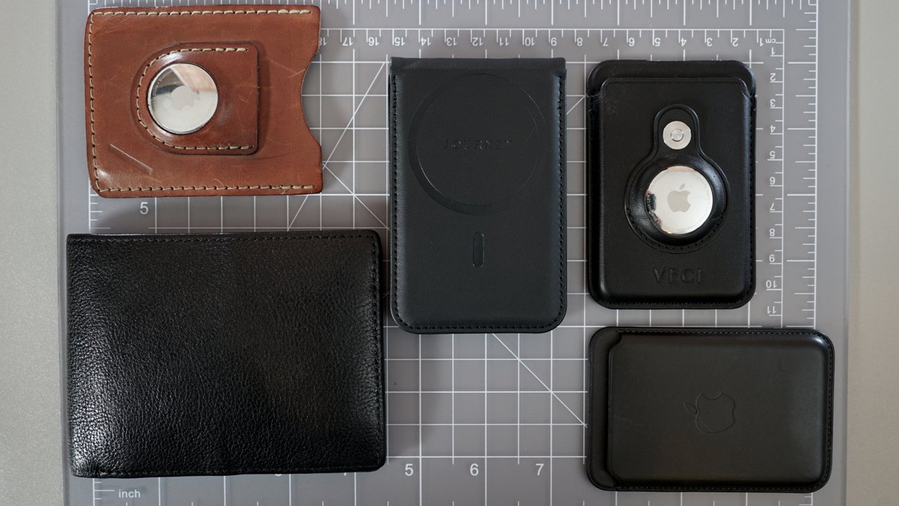 Multiple wallets on a table