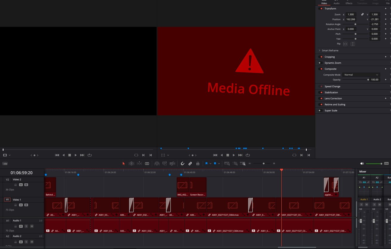 How to fix corrupted DaVinci Resolve projects