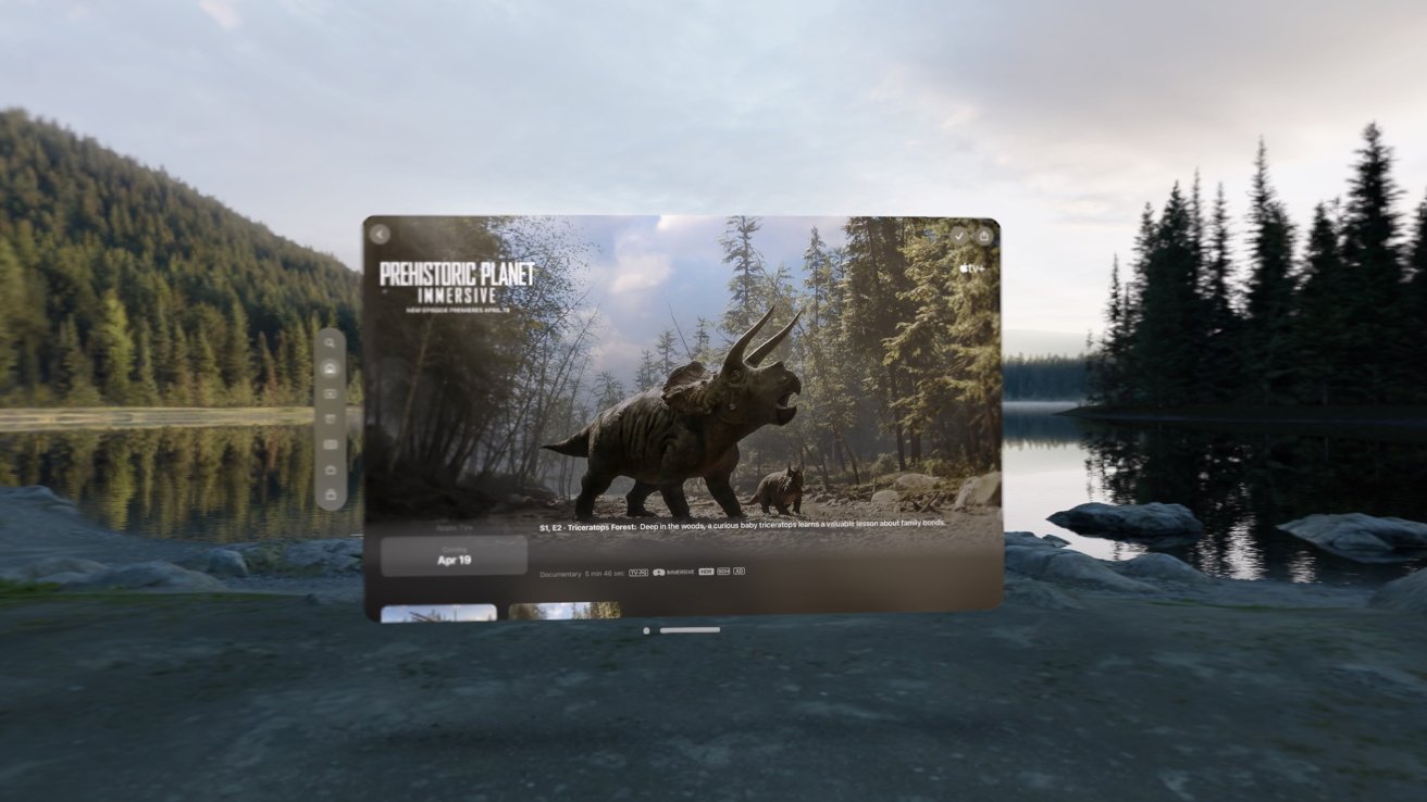 Apple teases more Immersive Video dinosaurs for Apple Vision Pro coming soon