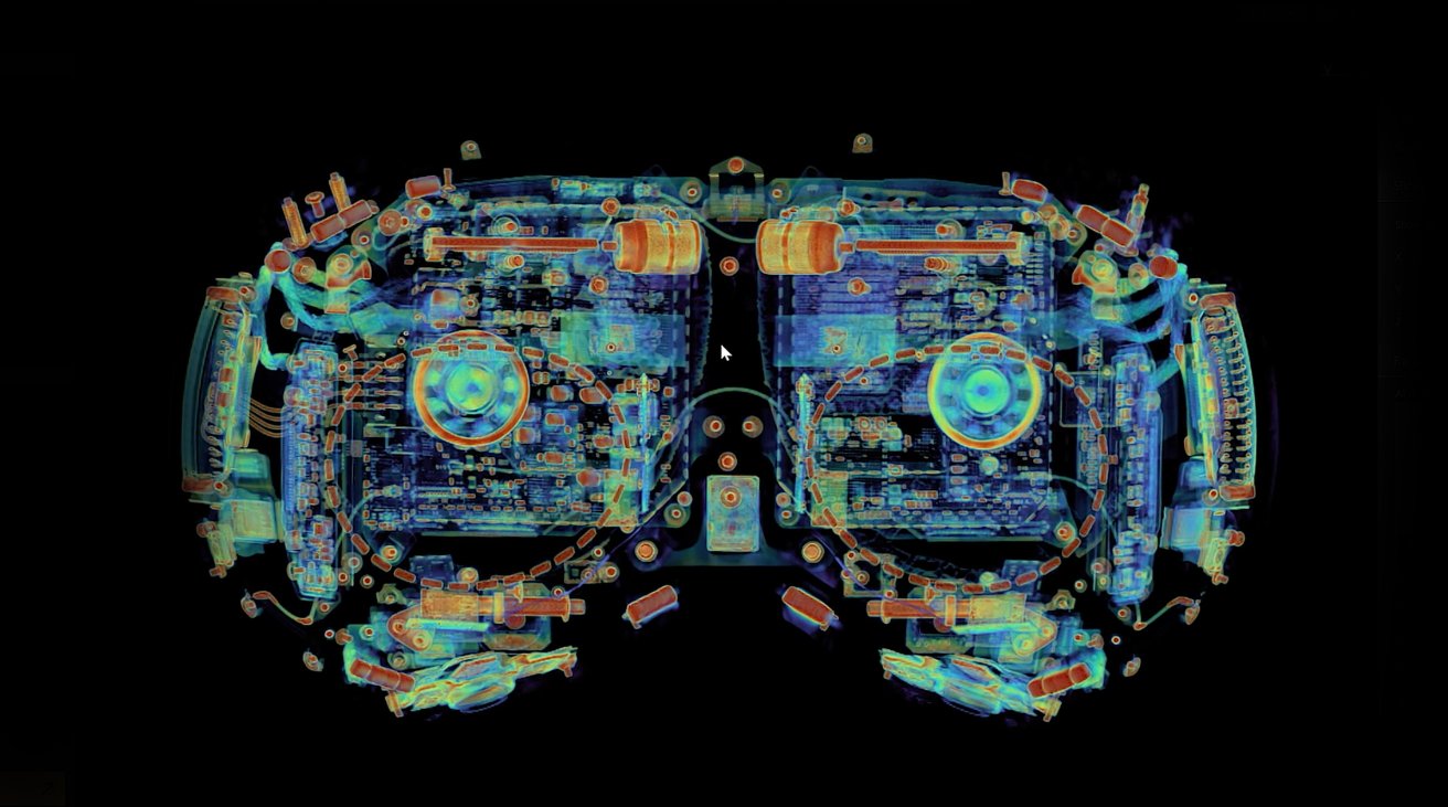 CT scans show off the phenomenal design of the Apple Vision Pro