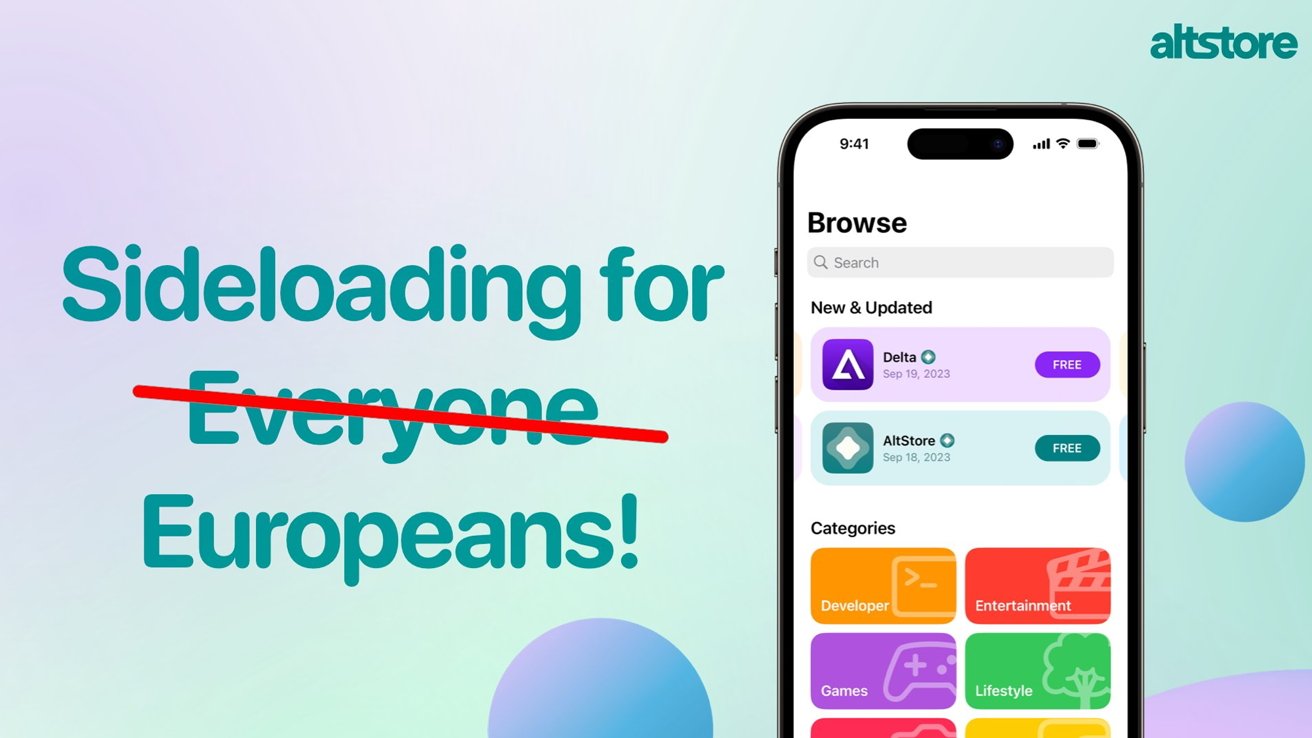 photo of First third party App Store in the EU is live image