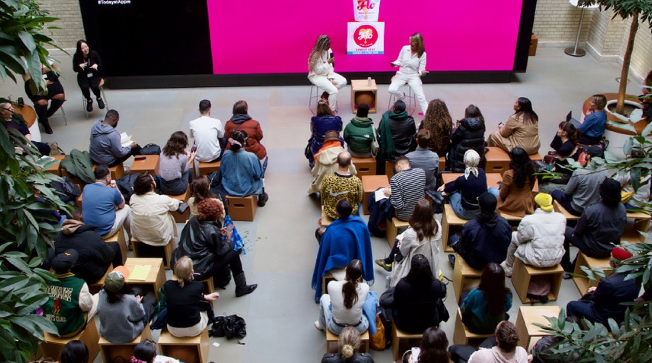 photo of Small business owners are getting a special 'Today at Apple' training image