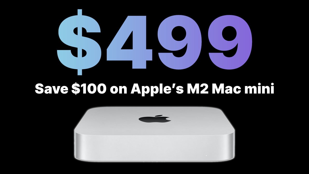 photo of Apple's M2 Mac mini is back down to $499 at Amazon image