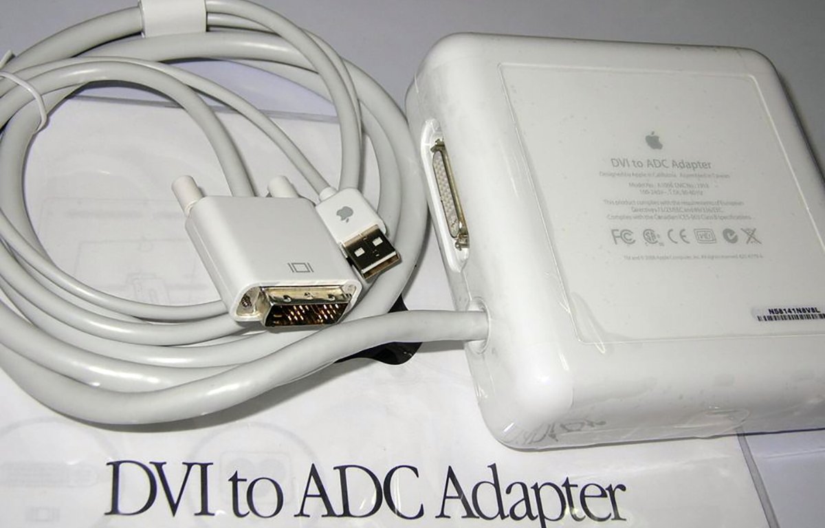 Apple's ADC to DVI Display Adapter.