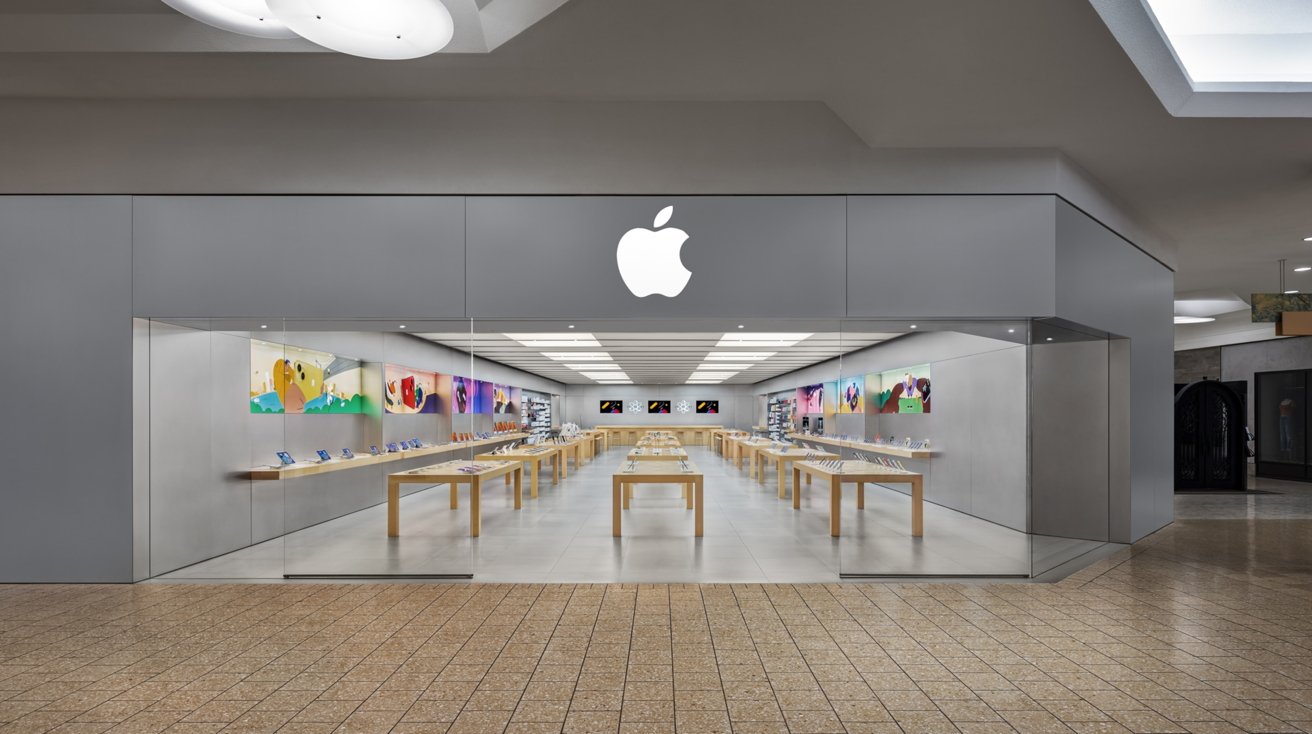 An Apple Store located at the Short Pump Town Center in Maryland
