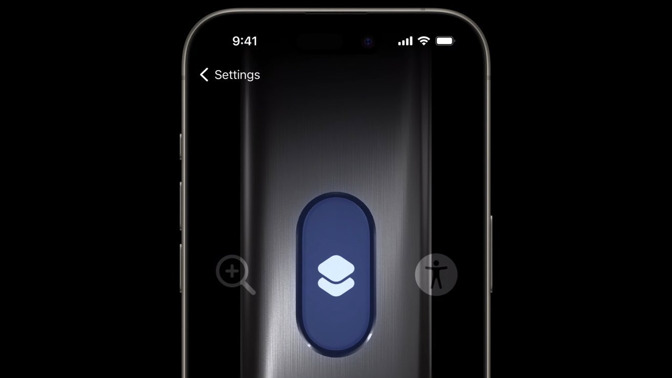 The Action button configuration menu for the iPhone 15 Pro